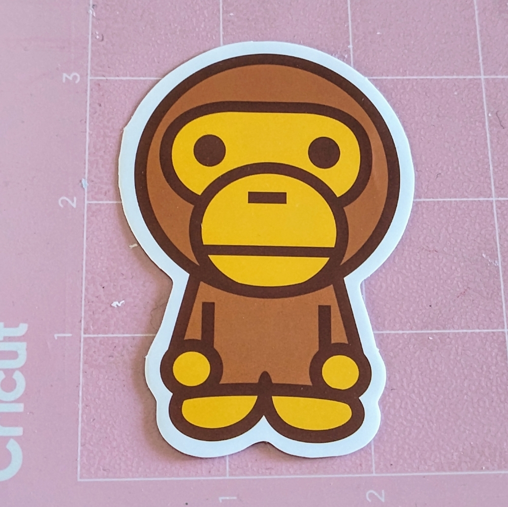 💙 Baby Milo Monkey Vinyl Sticker Decal New
